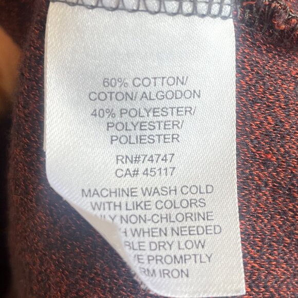 Red Head Brand Sweater Mens Size‎ 2XL Maroon Red 1/4 Zip Pullover Long Sleeve - Picture 6 of 6